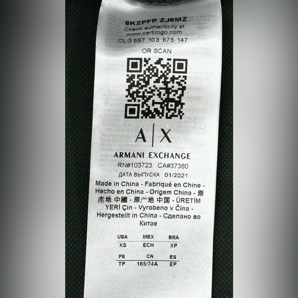Armani Exchange Green Trouser 

style:6KZPFP ZJ6ML 1863 - Picture 6 of 7